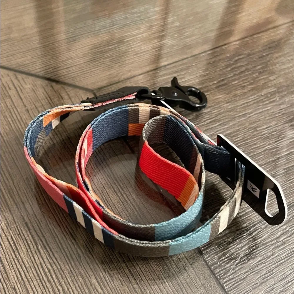 THREAD NECK LANYARD BRIGHTON Colorful Striped Lanyard